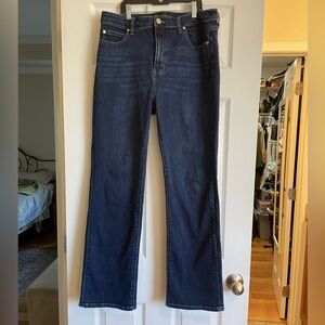 Quince Dark Blue Straight Leg Jeans